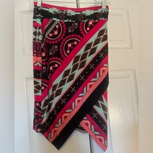 Analili XS NWT Vibrant Geometric Patterned Skirt